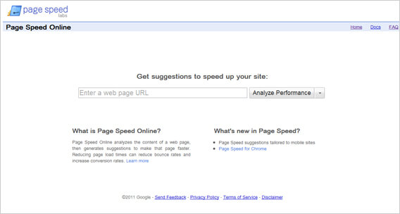 Diagnose Your Site Speed With Page Speed Online