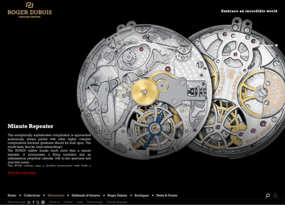 Roger Dubuis Product Page