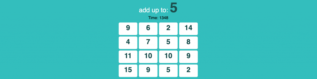 Fun Math game playing screenshot