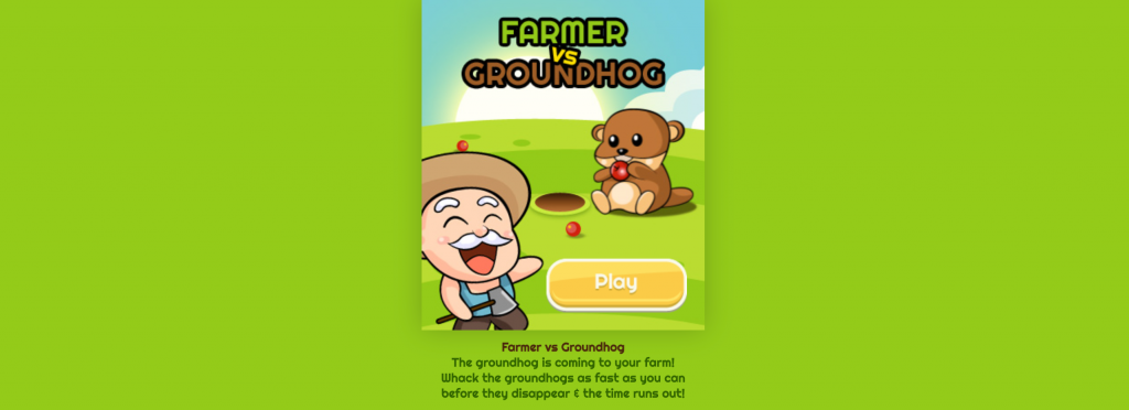 Farmer vs Groundhog game play screnshot